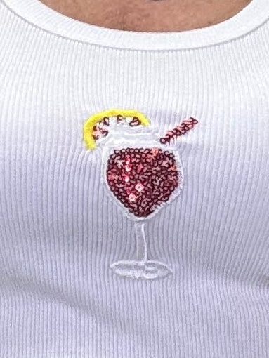 RIPPTOPP GLITZERSTICKEREI COCKTAIL