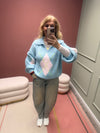 RAUTEN PULLI POLOKRAGEN BLAU