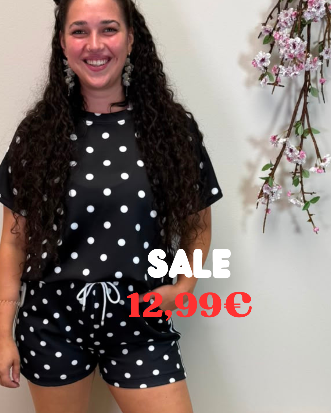 SHORT PUNKTE SCHWARZ / WEIß