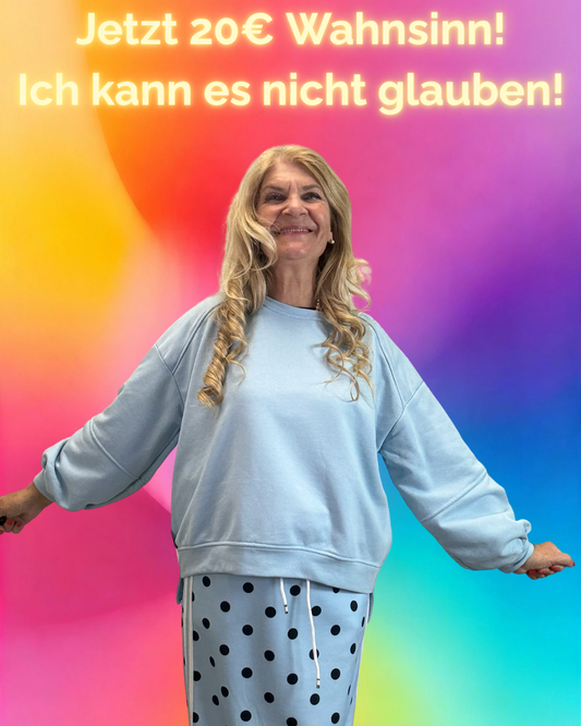 SWETSHIRT HELLBLAU