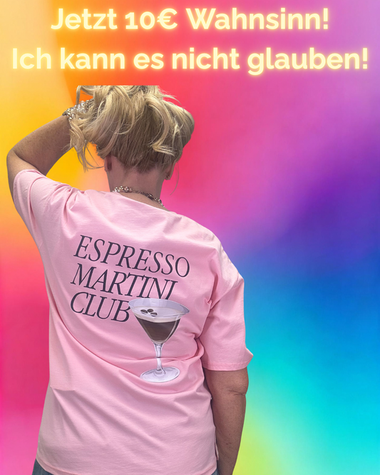 T SHIRT ESSPRESSO MARTINI CLUB ROSA