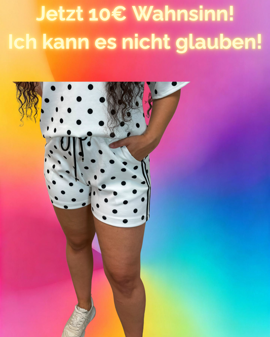 SHORT PUNKTE WEIß / SCHWARZ