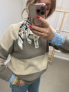PULLI BLOCKSTREIFEN BEIGE/ FANGO