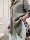 MUSSELIN BLUSE OVERSIZE FANGO