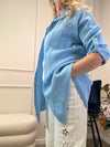 MUSSELIN BLUSE OVERSIZE HELLBALU