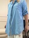 MUSSELIN BLUSE OVERSIZE HELLBALU