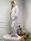 MUSSELIN HOSE PAISLEY BEIGE