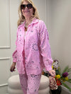 MUSSELIN BLUSE PAISLEY PINK