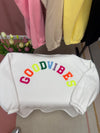 SWEATSHIRT GOODVIBES WEIß