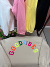 SWEATSHIRT GOODVIBES BEIGE