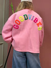 SWEATSHIRT GOODVIBES PINK
