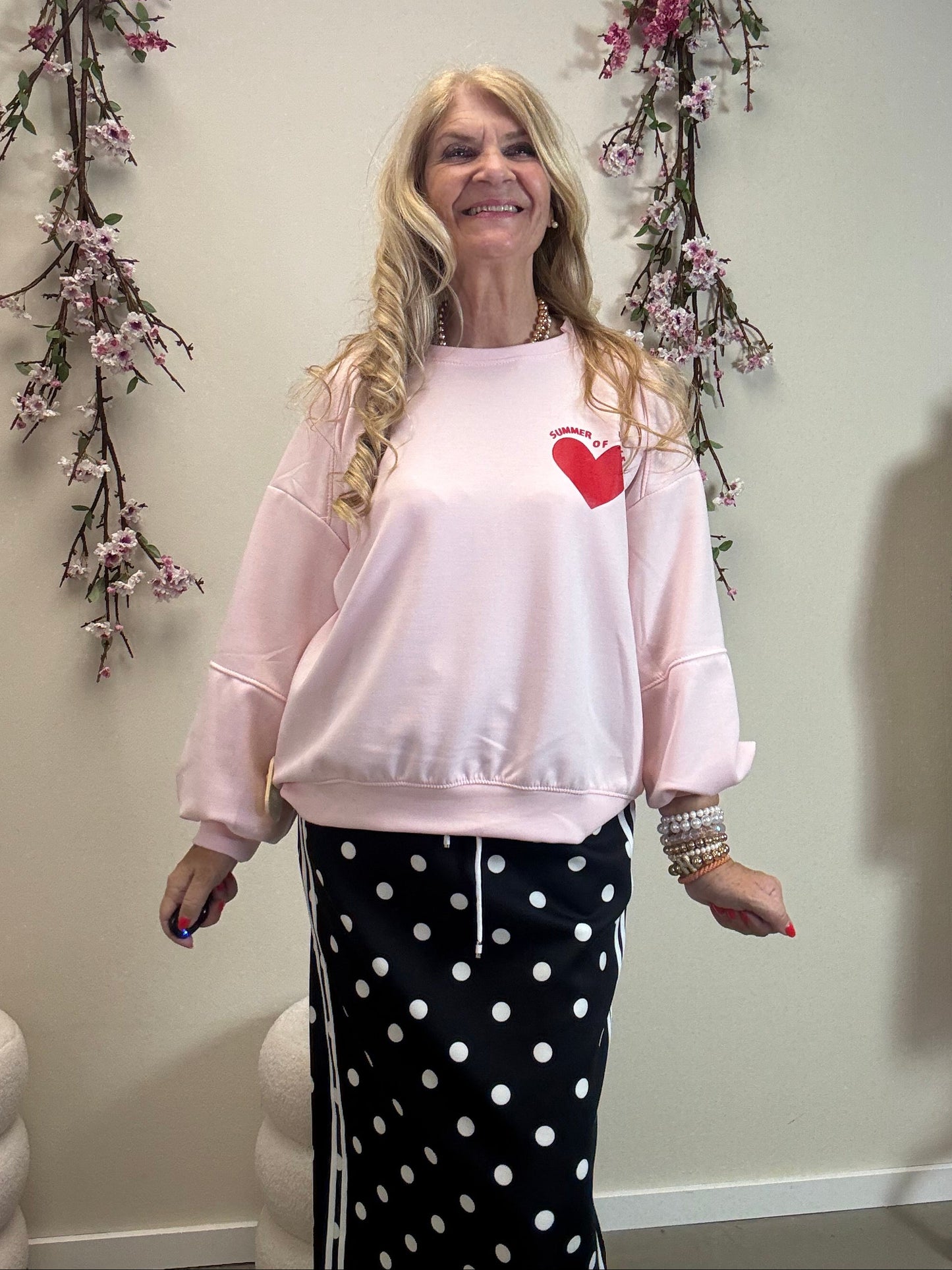 SWETSHIRT SUMMER OF LOVE ROSE