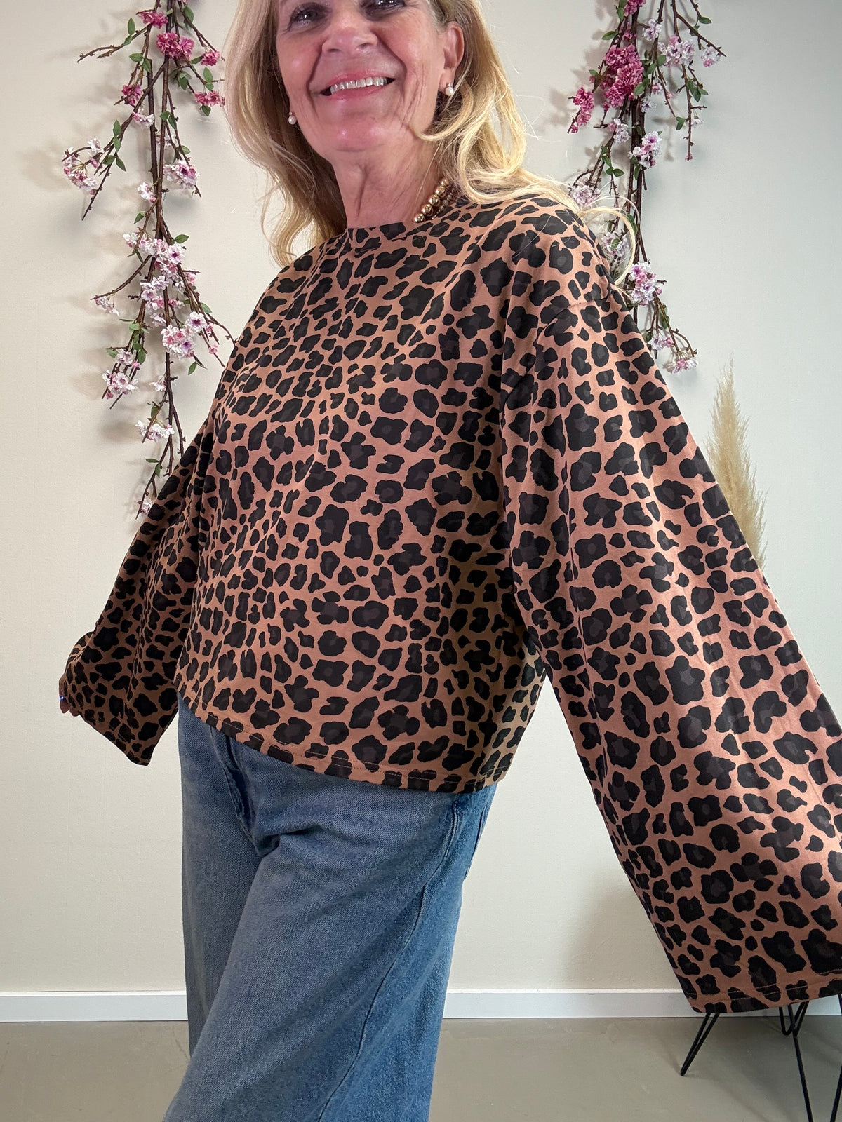 LEO LONGSLEEVE WEITER ARM BRAUN-SCHWARZ