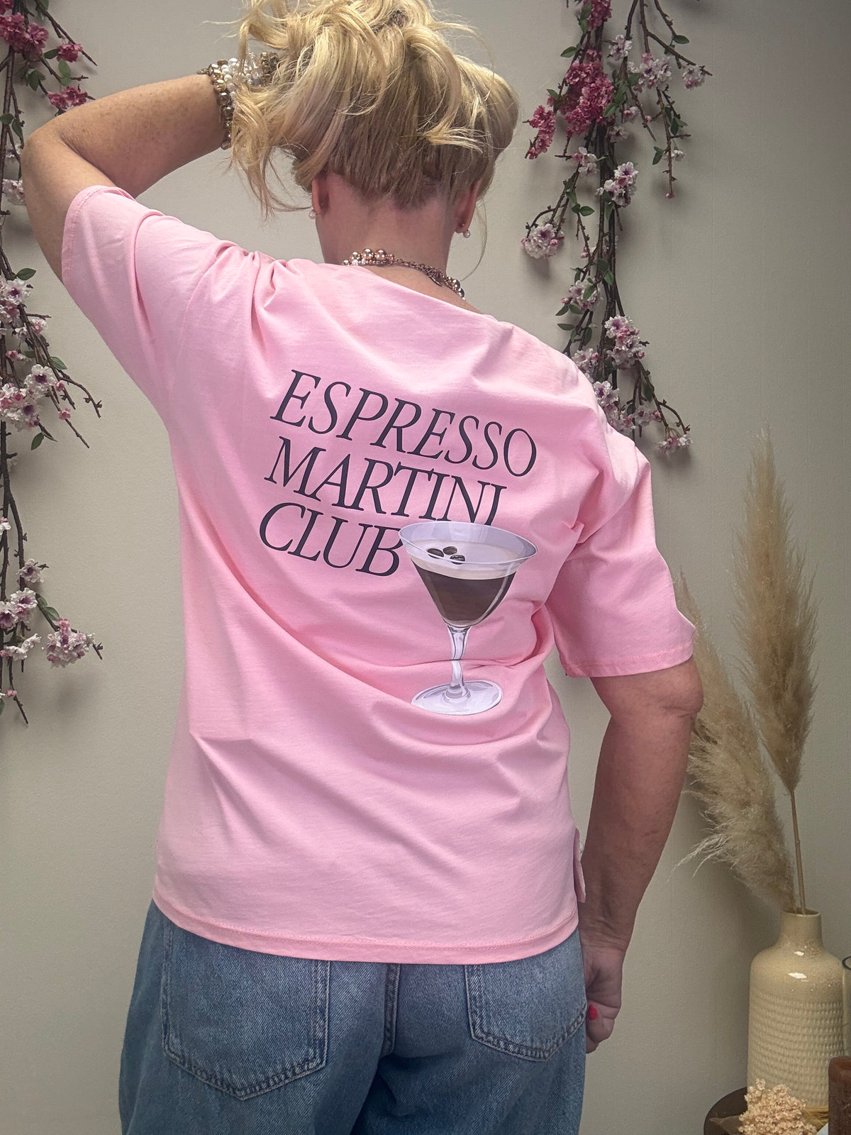 T SHIRT ESSPRESSO MARTINI CLUB ROSA
