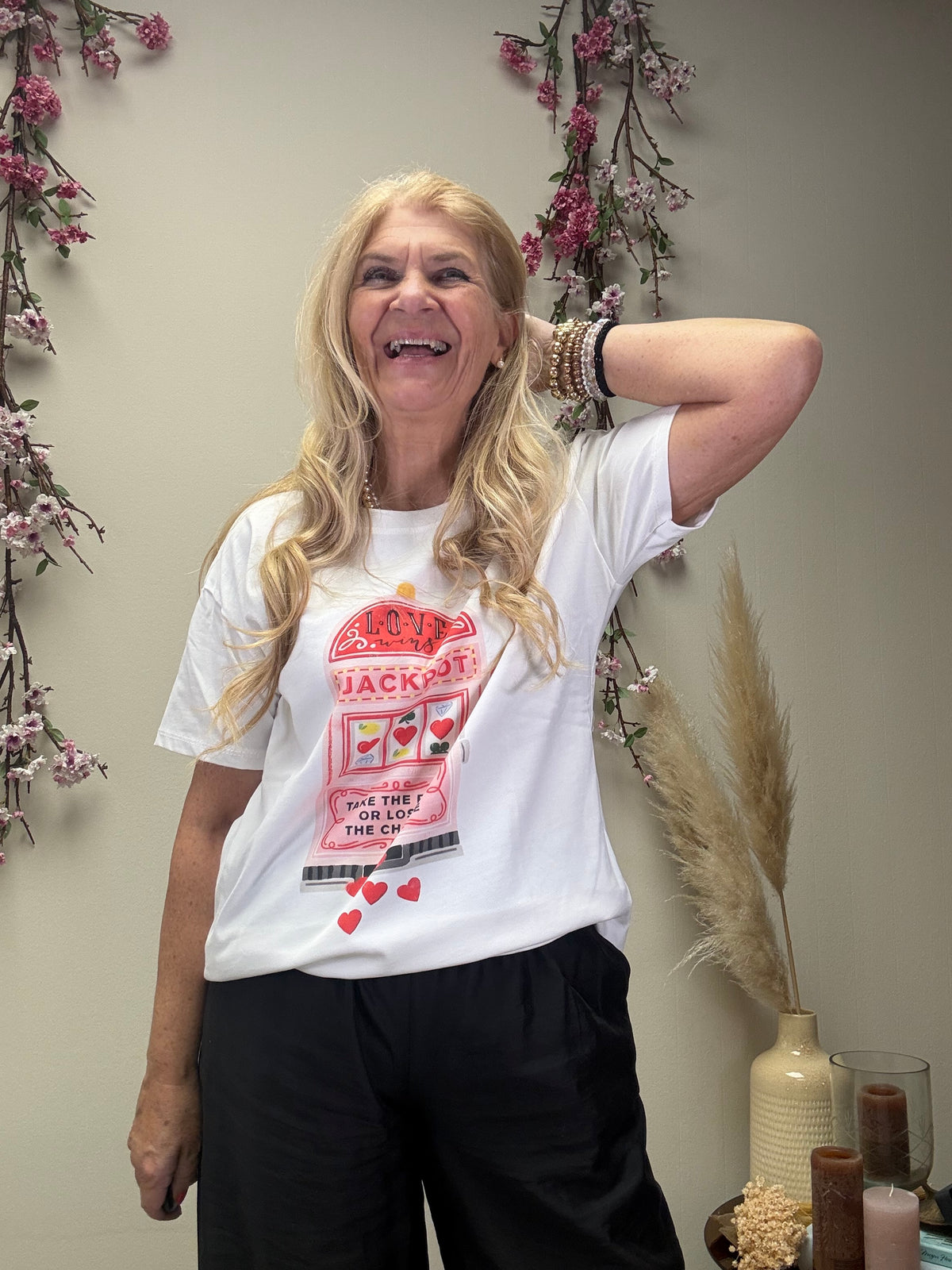 T SHIRT MIT DRUCK JACKPOT