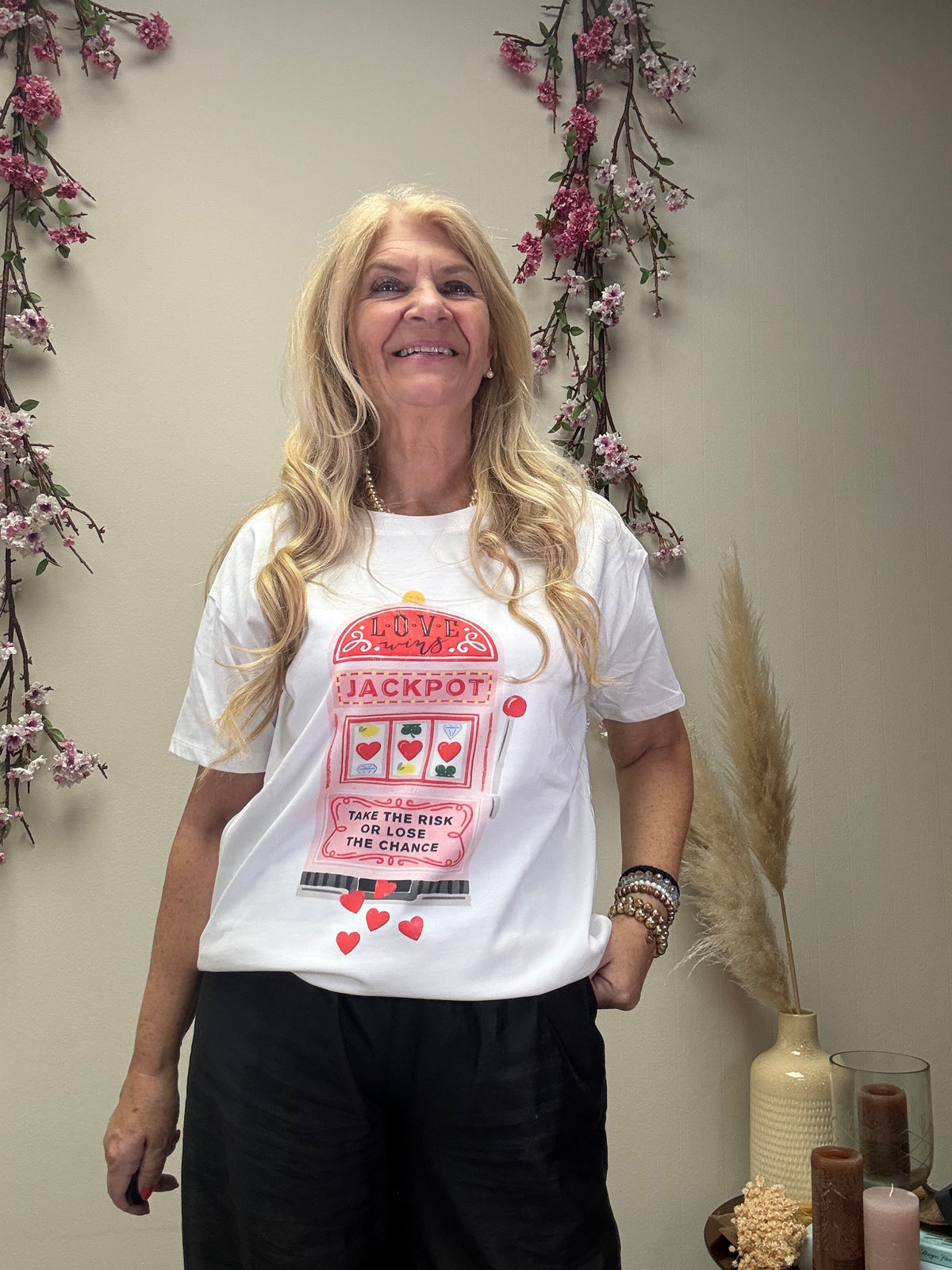 T SHIRT MIT DRUCK JACKPOT