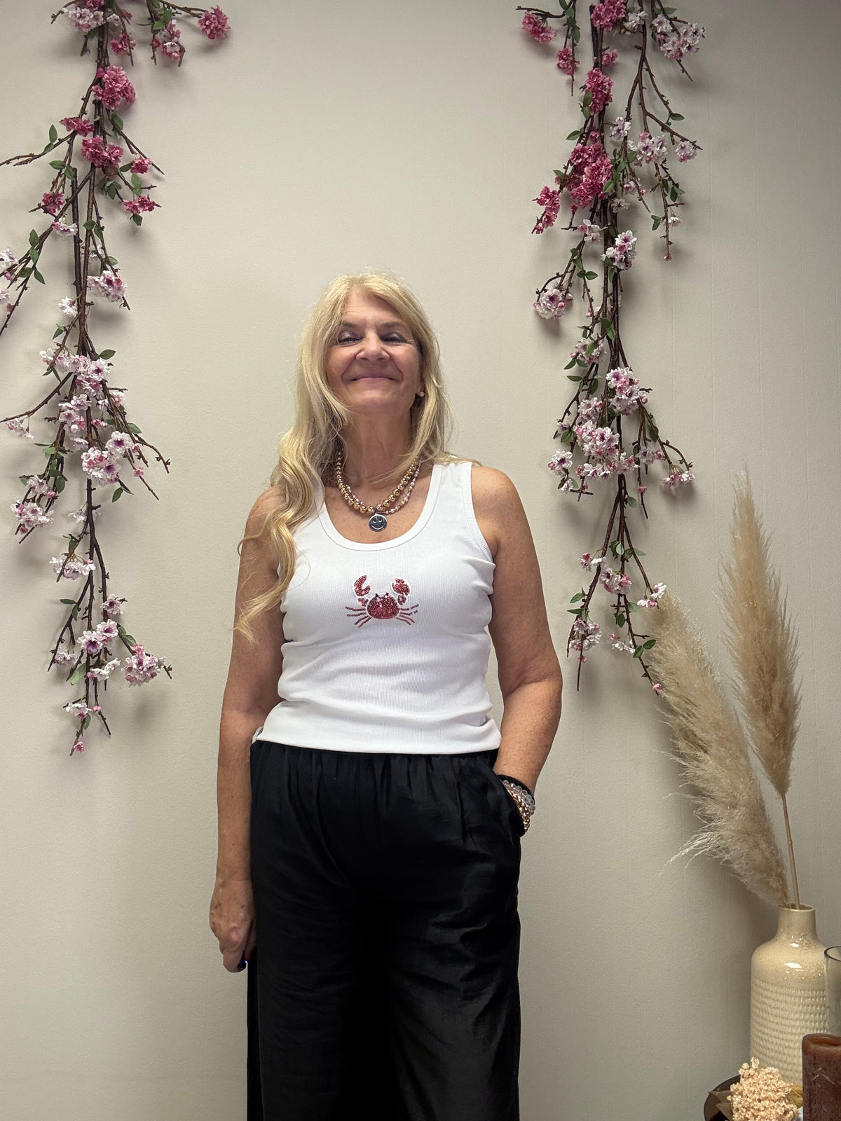 RIPPTOPP GLITZERSTICKEREI KRABBE
