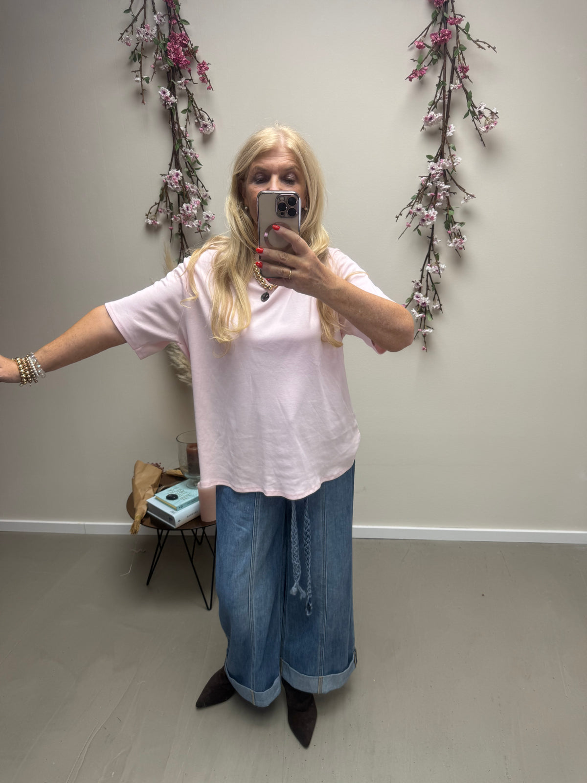 OVERSIZED T SHIRT ROSA