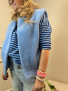 TEDDY WESTE SPRING BLAU