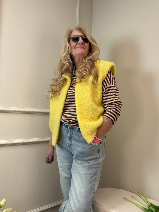 RINGEL SWEATSHIRT SCHOKO/BEIGE