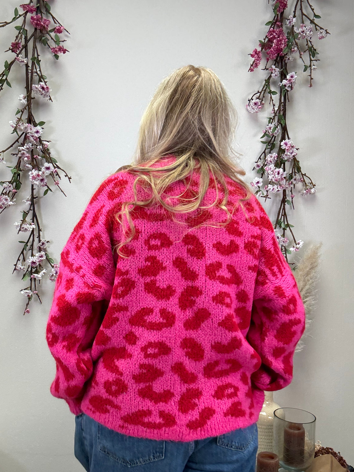 STRICKJACKE LEO PINK